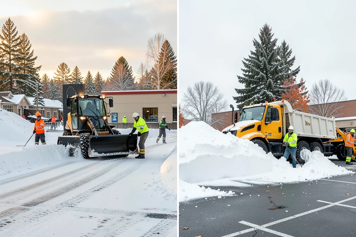 Fire Lane Deicing in Enumclaw, King County, WA - Anti-ice the fire lane ahead of forecast freezing