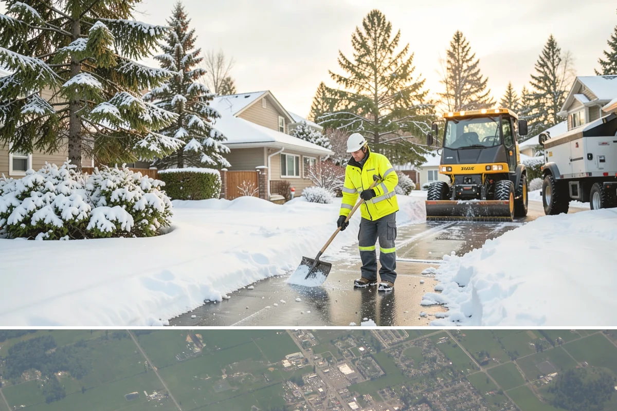 Fire Lane Deicing in Enumclaw, King County, WA - Keep fire lanes on an anti-icing plan for the full lowland snow season, roughly November through March.