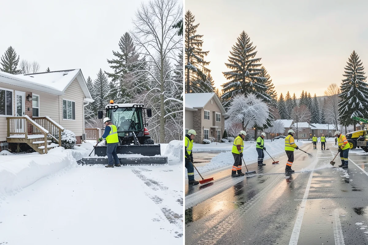 Fire Lane Deicing in Gold Bar, Snohomish County, WA - Anti-ice the fire lane ahead of forecast freezing