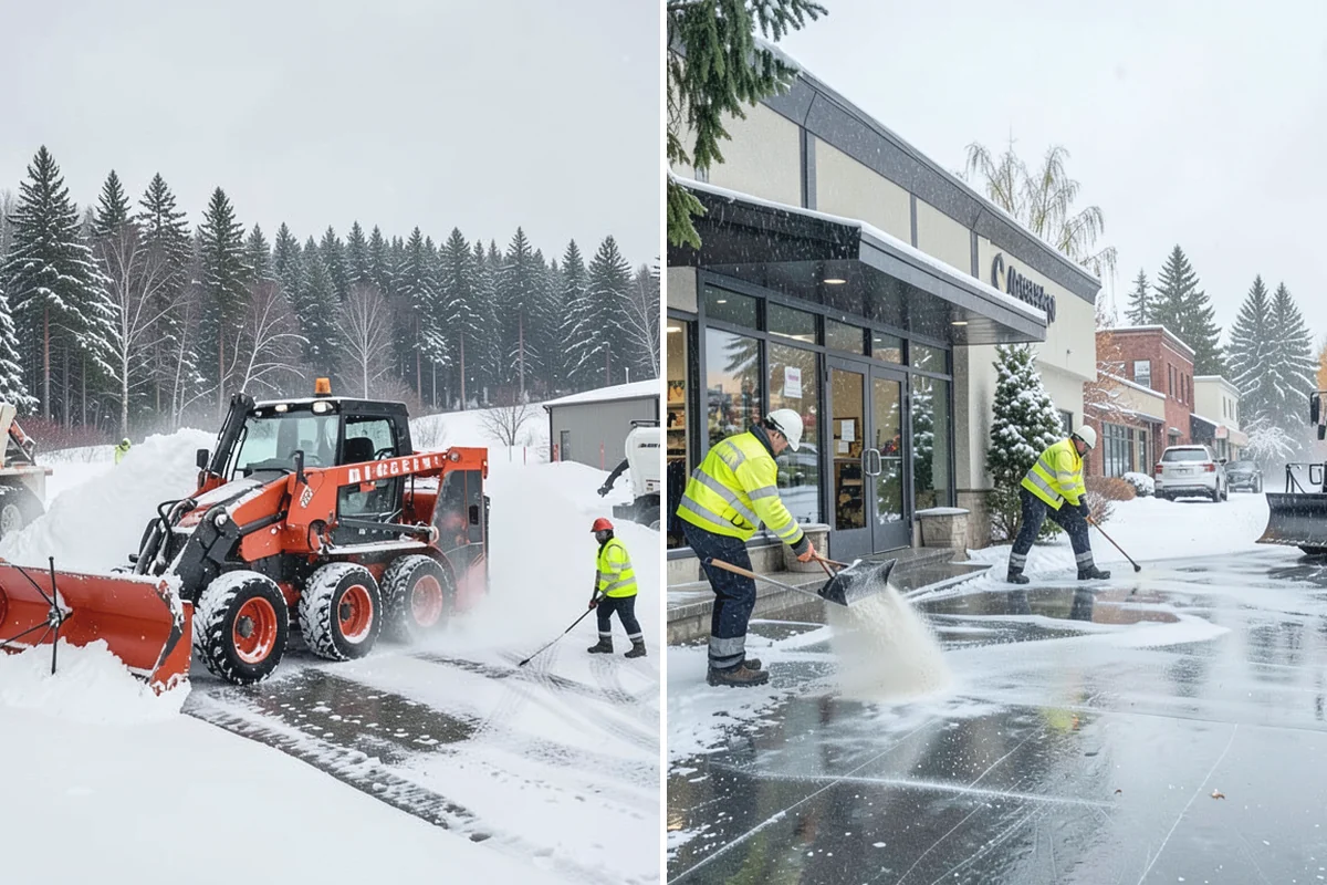 Fire Lane Deicing in Granite Falls, Snohomish County, WA - Anti-ice the fire lane ahead of forecast freezing