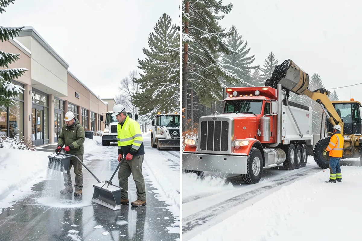 Fire Lane Deicing in Issaquah, King County, WA - Anti-ice the fire lane ahead of forecast freezing