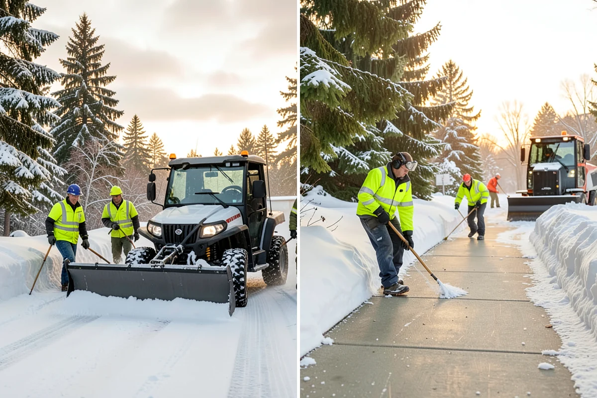 Fire Lane Deicing in Kenmore, King County, WA - Anti-ice the fire lane ahead of forecast freezing