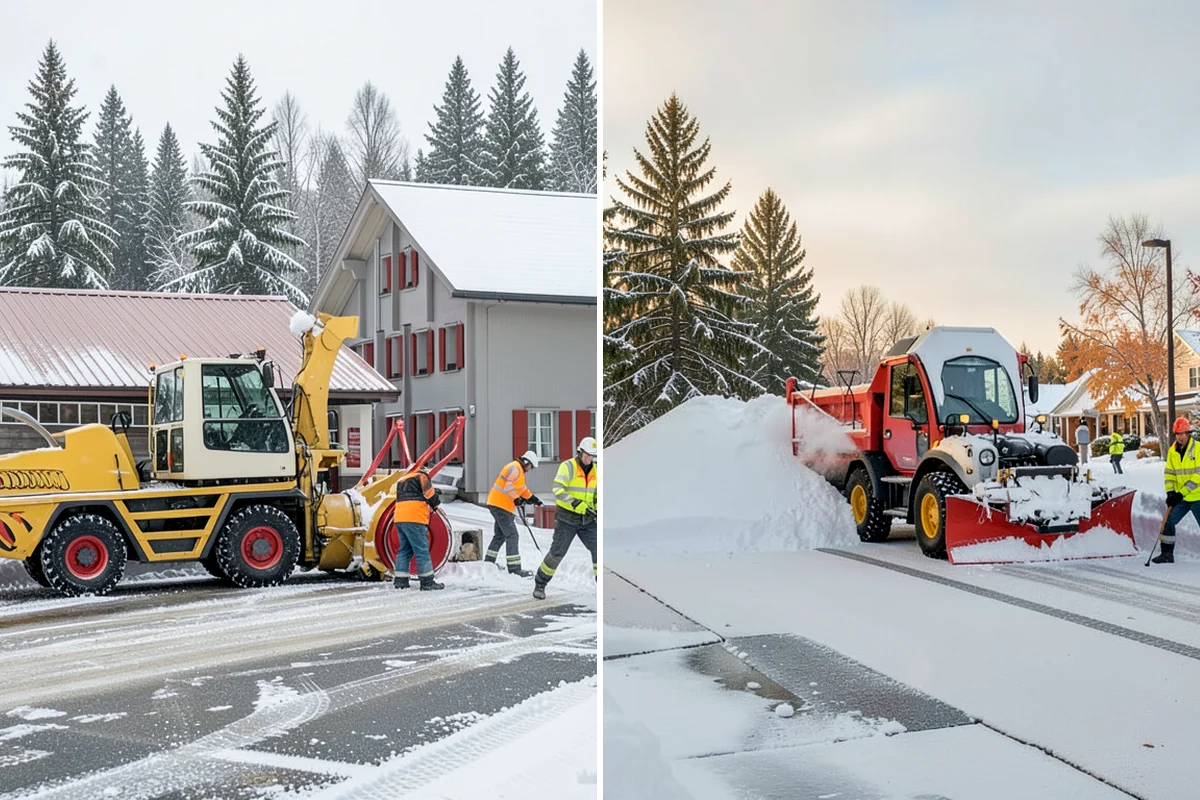 Fire Lane Deicing in Lake Forest Park, King County, WA - Anti-ice the fire lane ahead of forecast freezing