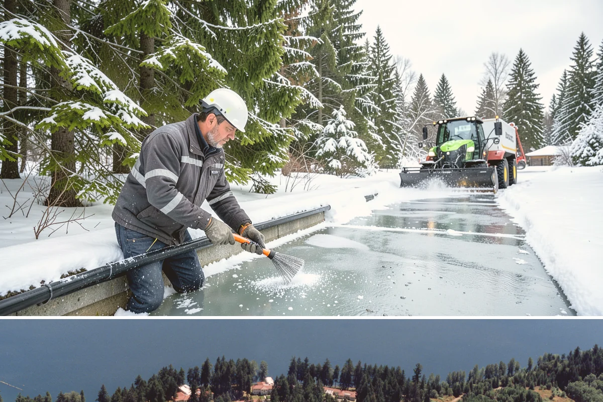 Fire Lane Deicing in Lakewood, Pierce County, WA - Keep fire lanes on an anti-icing plan for the full lowland snow season, roughly November through March.