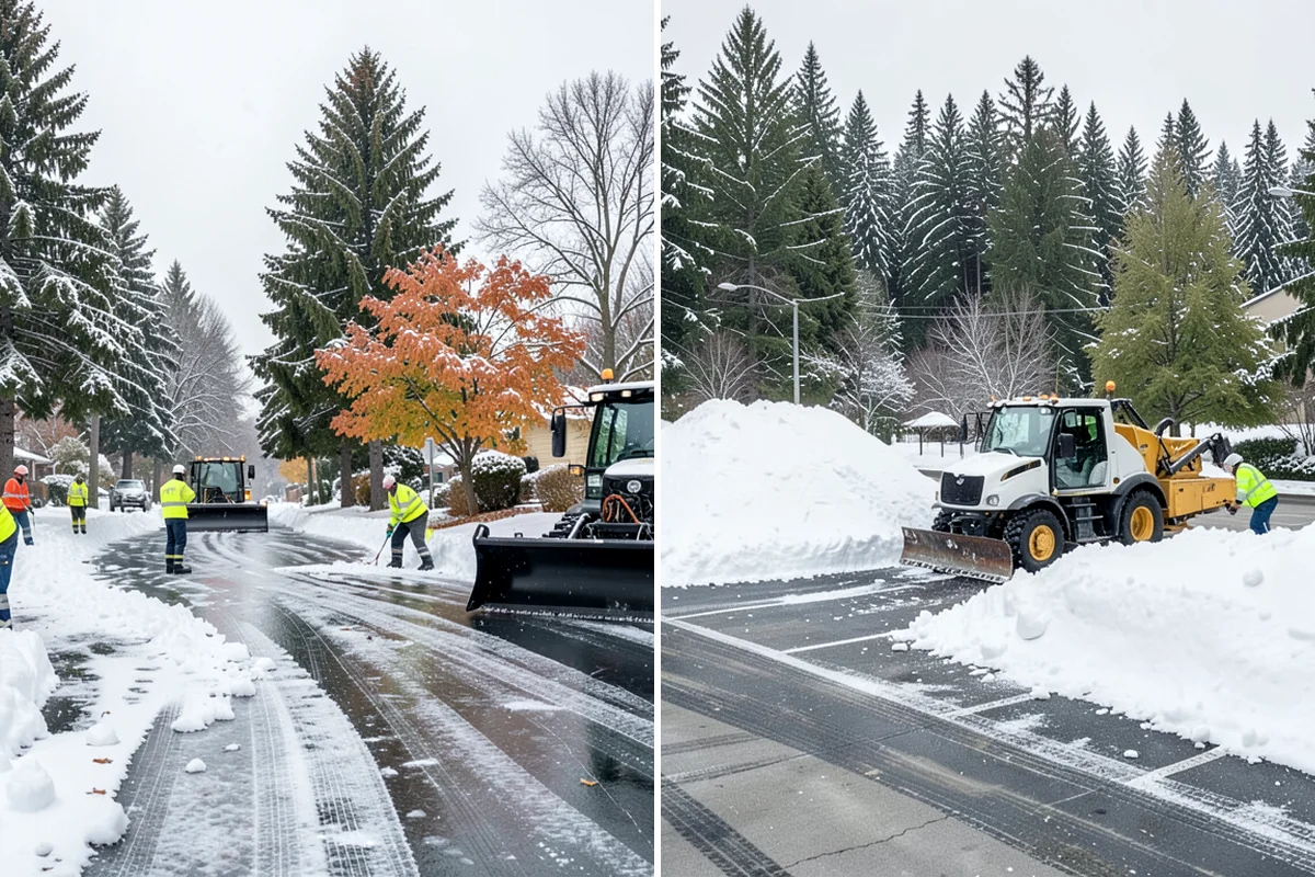 Fire Lane Deicing in Lyman, Skagit County, WA - Anti-ice the fire lane ahead of forecast freezing
