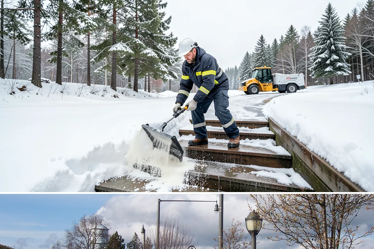 Fire Lane Deicing in Marysville, Snohomish County, WA - Keep fire lanes on an anti-icing plan for the full lowland snow season, roughly November through March.