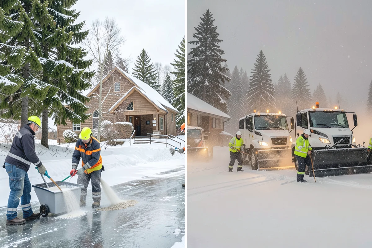 Fire Lane Deicing in Medina, King County, WA - Anti-ice the fire lane ahead of forecast freezing