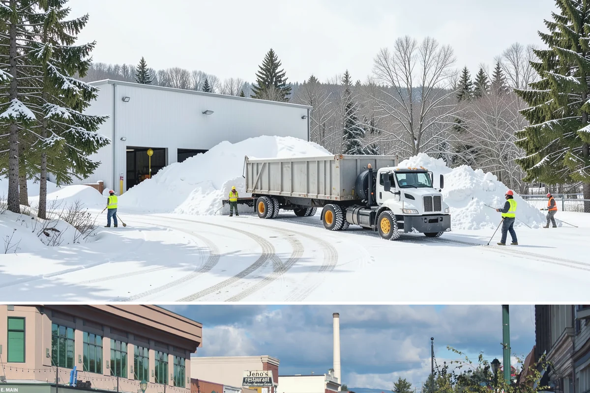 Fire Lane Deicing in Monroe, Snohomish County, WA - Keep fire lanes on an anti-icing plan for the full lowland snow season, roughly November through March.