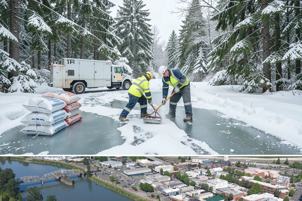 Fire Lane Deicing in Mount Vernon, Skagit County, WA - Keep fire lanes on an anti-icing plan for the full lowland snow season, roughly November through March.