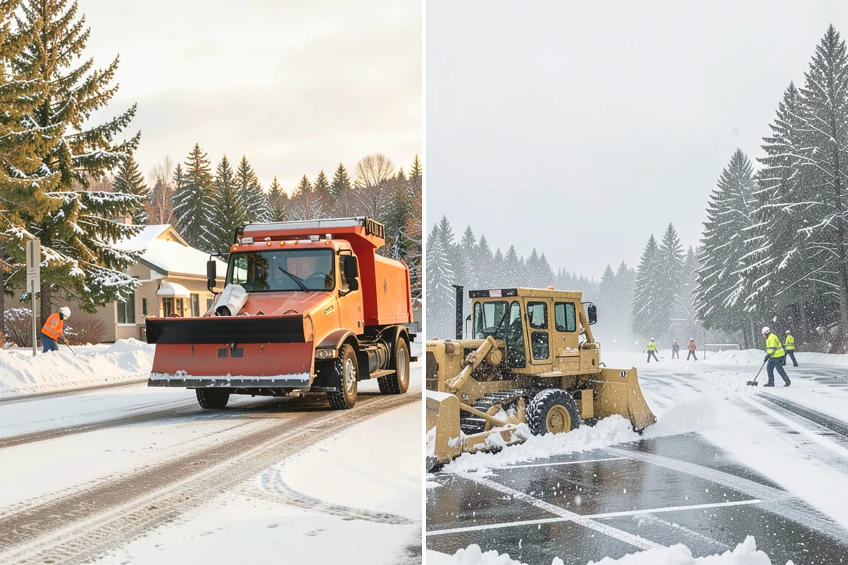 Fire Lane Deicing in Mukilteo, Snohomish County, WA - Anti-ice the fire lane ahead of forecast freezing