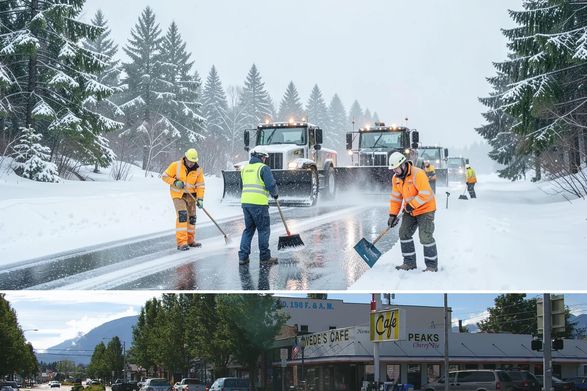Fire Lane Deicing in North Bend, King County, WA - Keep fire lanes on an anti-icing plan for the full lowland snow season, roughly November through March.