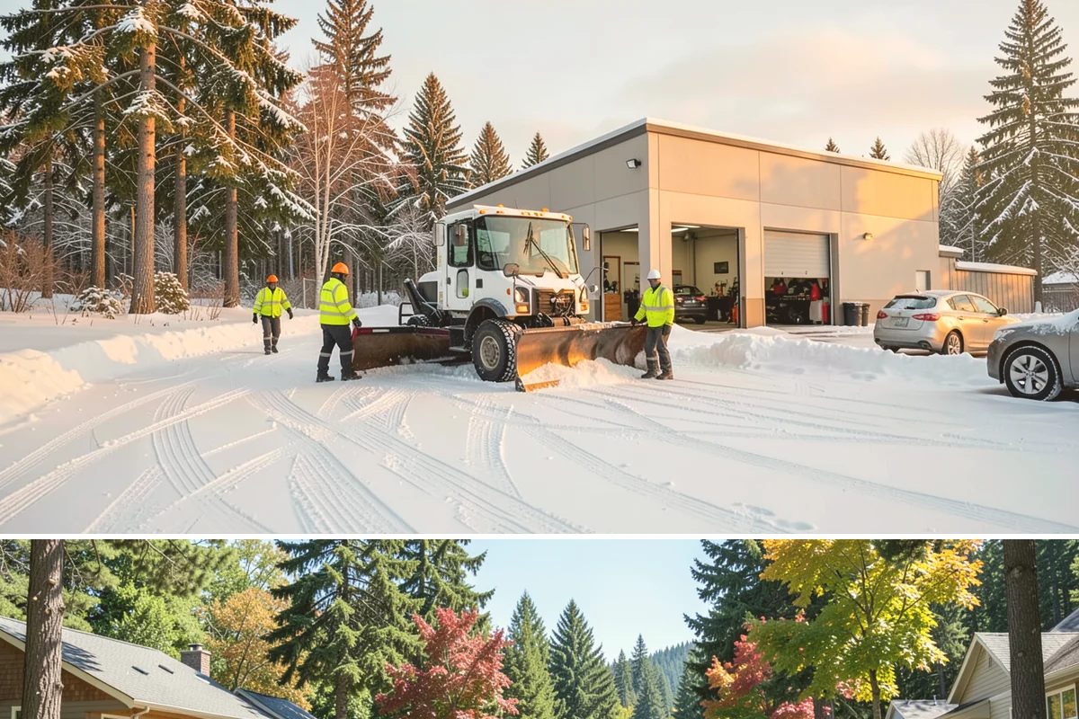 Fire Lane Deicing in Orting, Pierce County, WA - Keep fire lanes on an anti-icing plan for the full lowland snow season, roughly November through March.