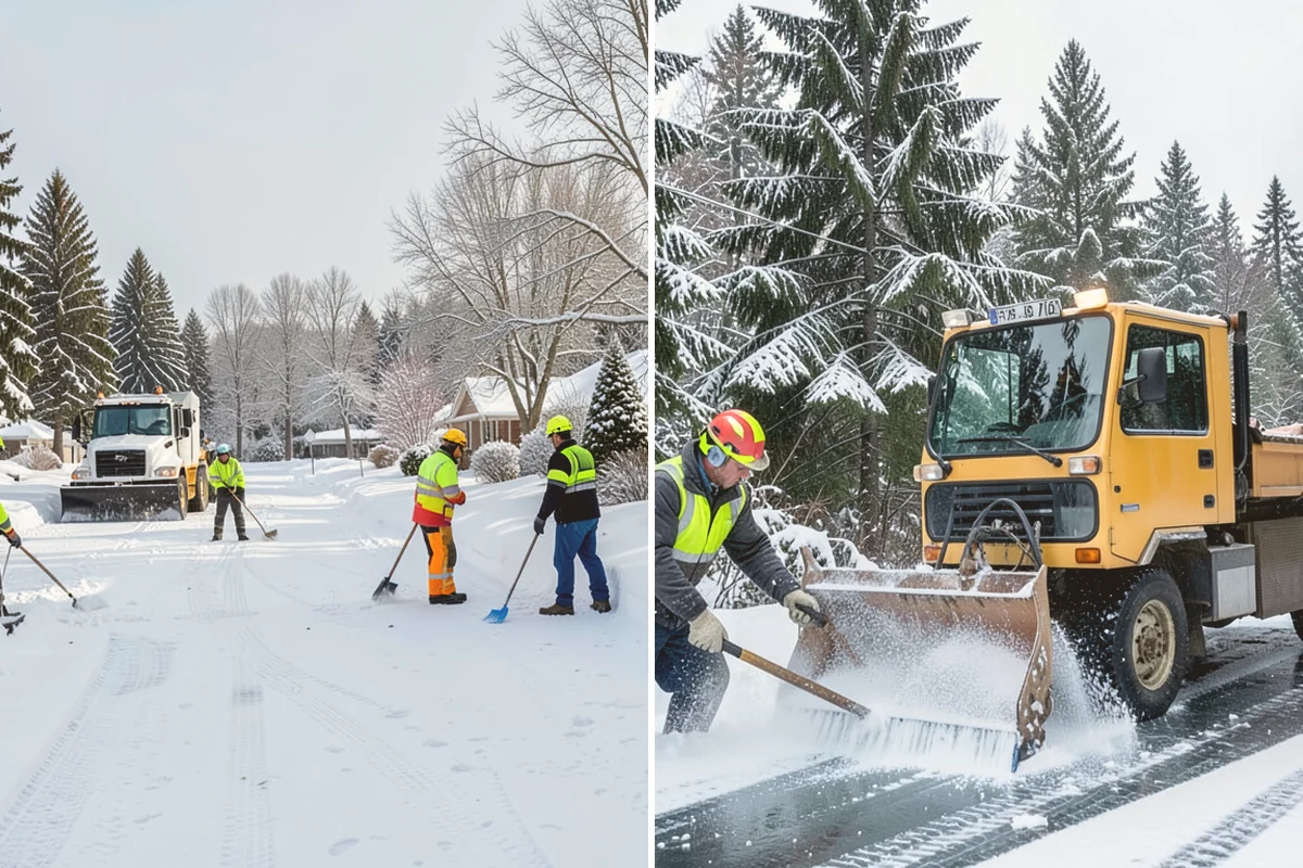 Fire Lane Deicing in Sammamish, King County, WA - Anti-ice the fire lane ahead of forecast freezing