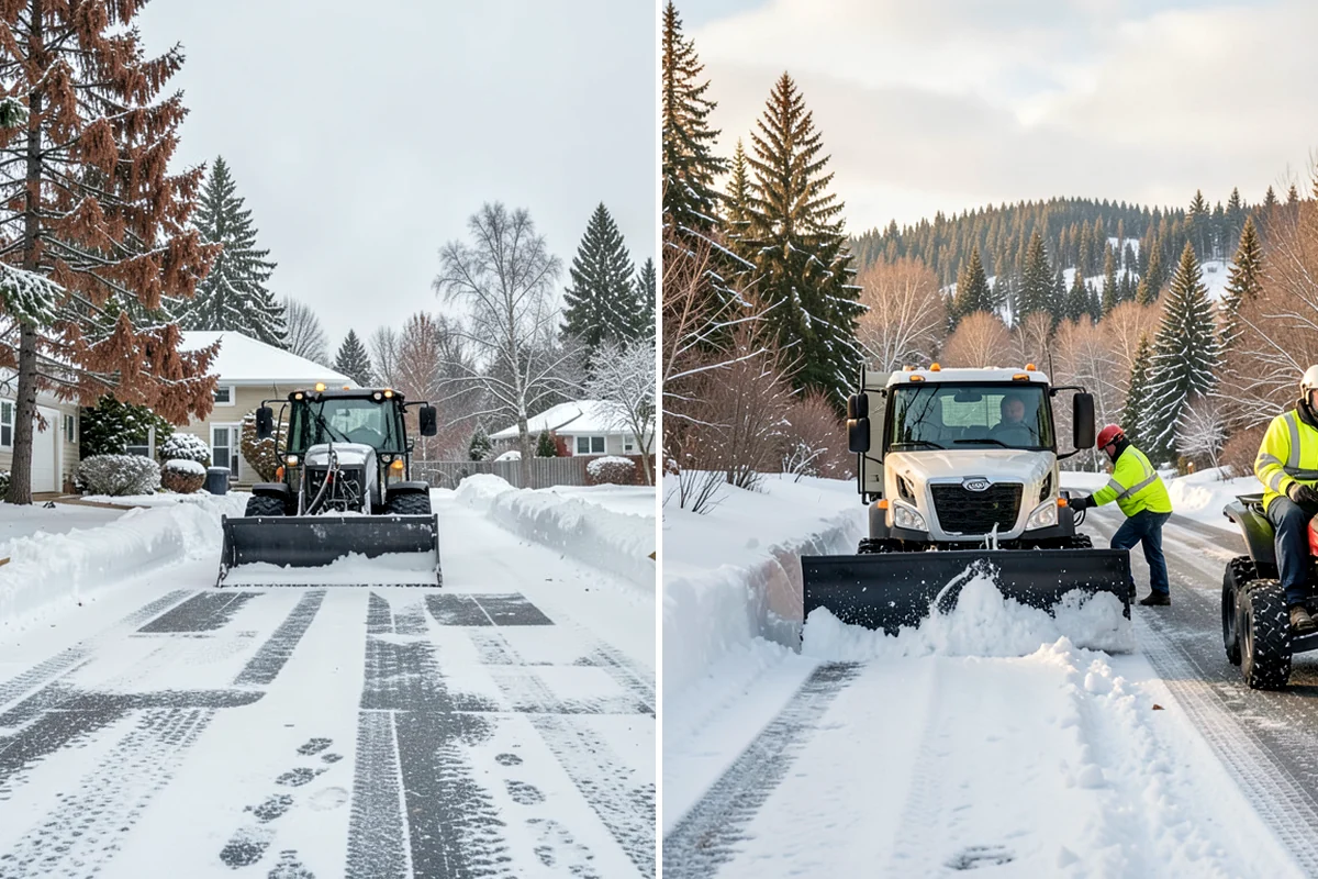 Fire Lane Deicing in Sedro-Woolley, Skagit County, WA - Anti-ice the fire lane ahead of forecast freezing