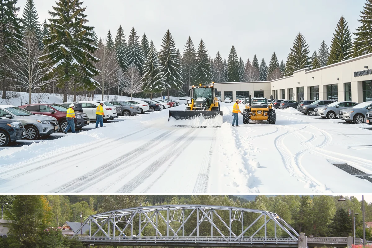 Fire Lane Deicing in Skykomish, King County, WA - Keep fire lanes on an anti-icing plan for the full lowland snow season, roughly November through March.