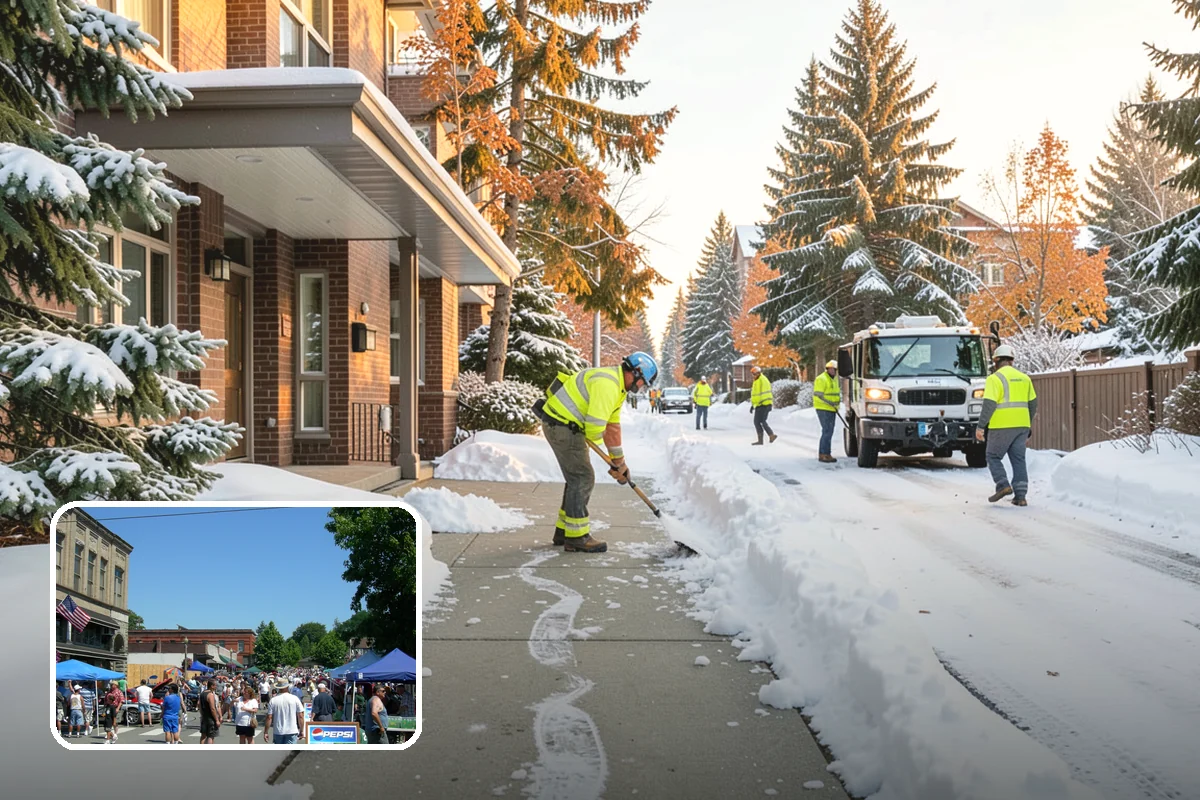 Fire Lane Deicing in Snohomish, Snohomish County, WA - Prevents refreeze on plowed emergency-access lanes