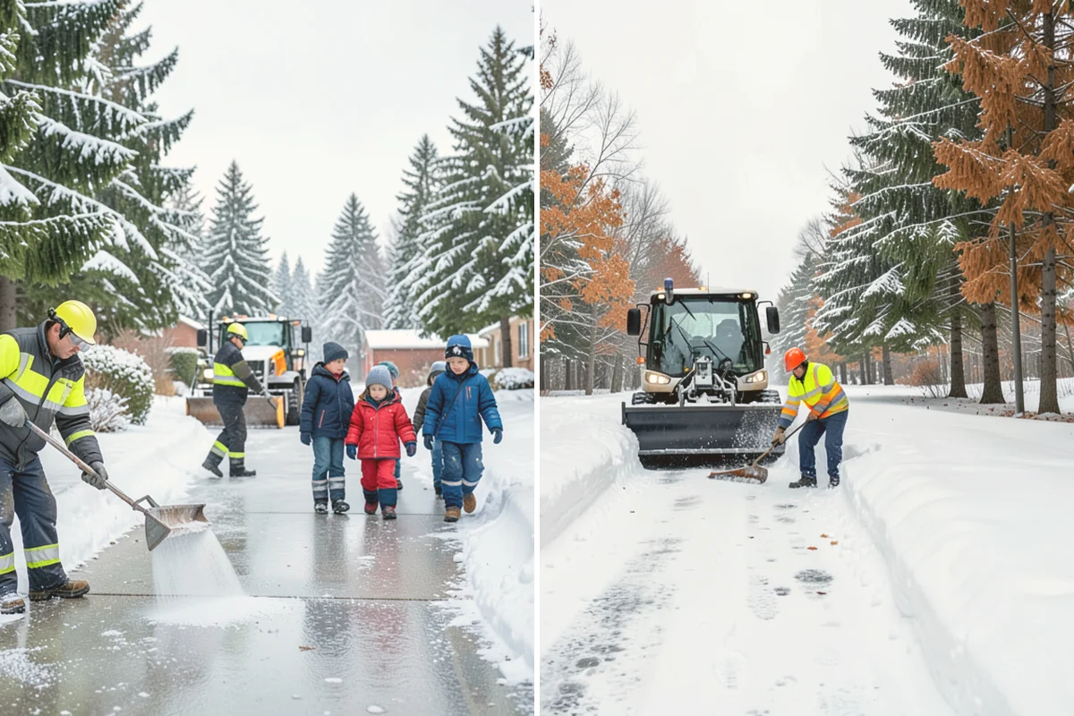 Fire Lane Deicing in Snohomish, Snohomish County, WA - Anti-ice the fire lane ahead of forecast freezing