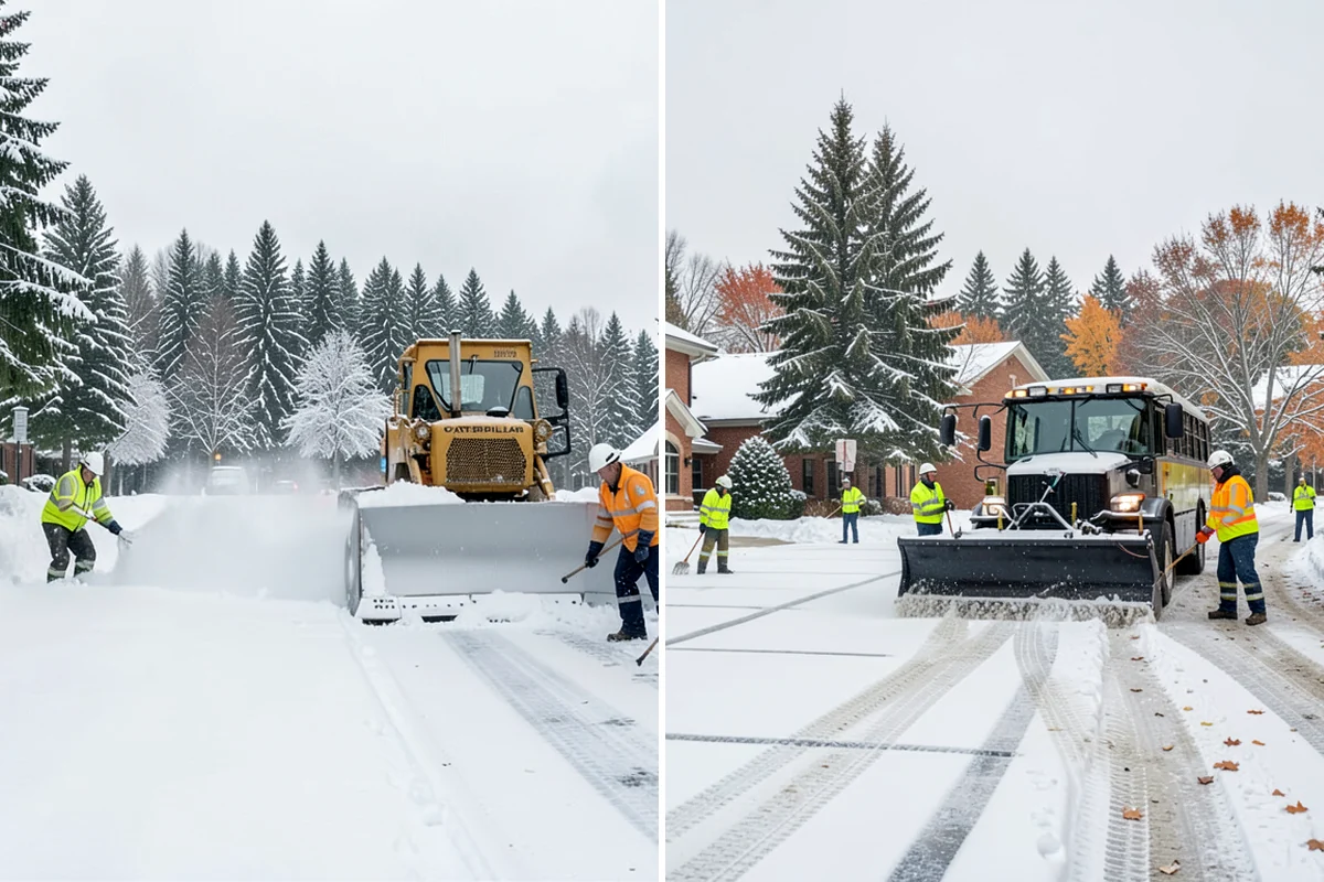 Fire Lane Deicing in Snoqualmie, King County, WA - Anti-ice the fire lane ahead of forecast freezing