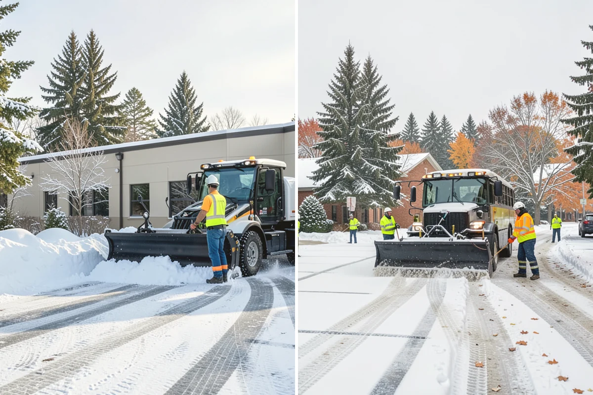 Fire Lane Deicing in Tukwila, King County, WA - Anti-ice the fire lane ahead of forecast freezing