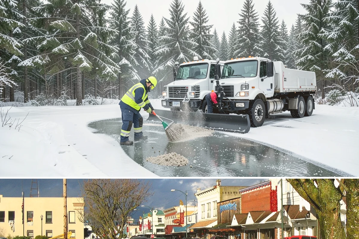Fire Lane Snow Removal in Arlington, Snohomish County, WA - Keep fire lanes on a priority contract for the whole lowland snow season, roughly November through March.