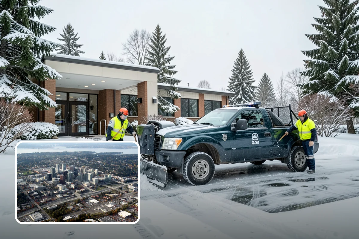 Fire Lane Snow Removal in Bellevue, King County, WA - Keeps emergency apparatus access open and code-compliant