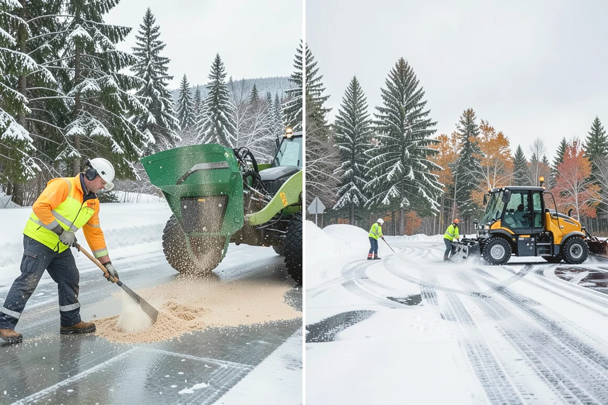 Fire Lane Snow Removal in Carnation, King County, WA - Plow the marked fire lane to full apparatus width