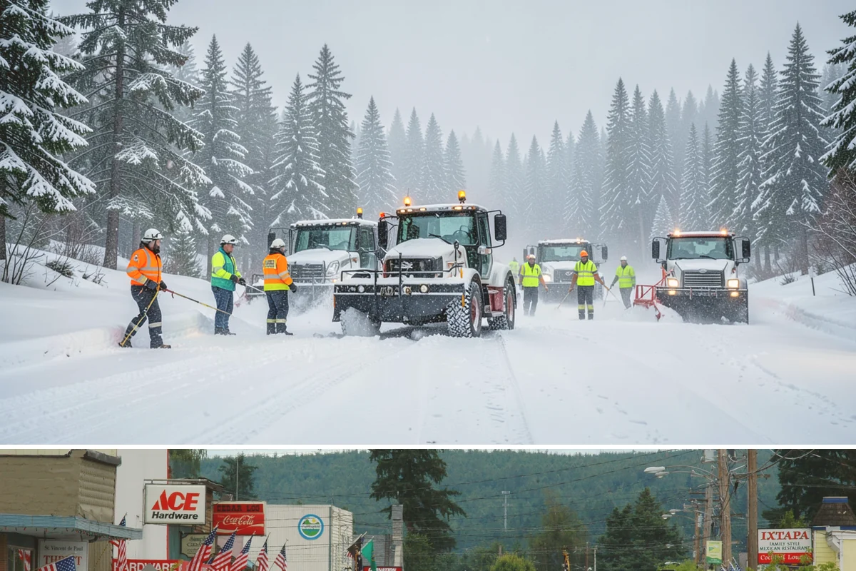 Fire Lane Snow Removal in Carnation, King County, WA - Keep fire lanes on a priority contract for the whole lowland snow season, roughly November through March.