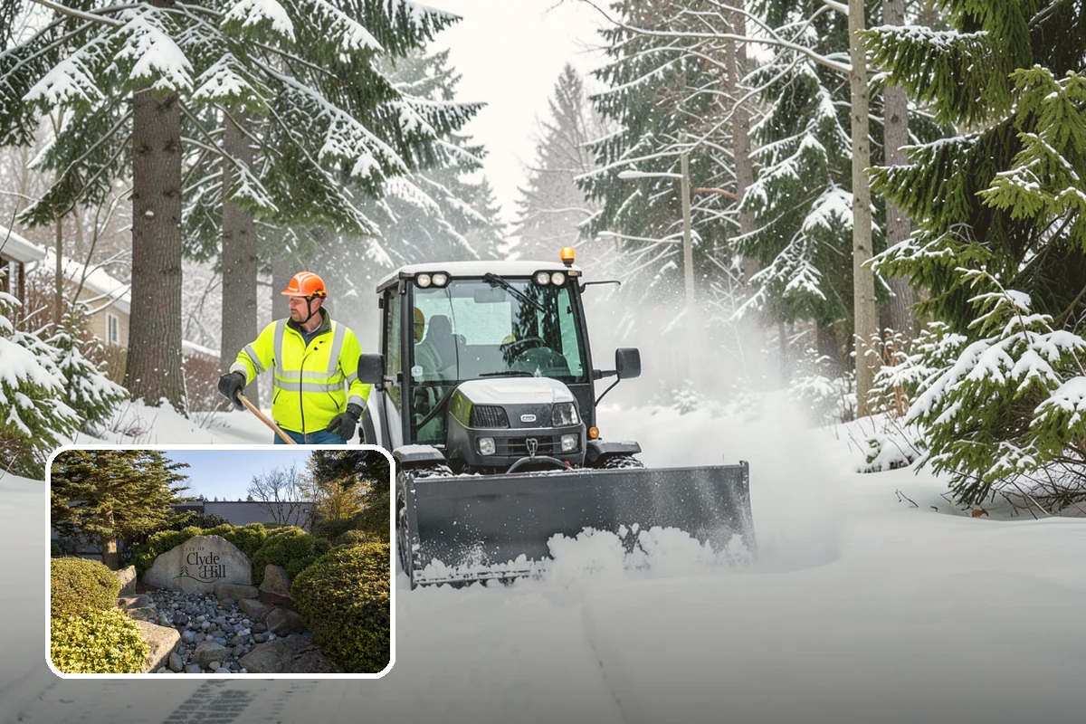 Fire Lane Snow Removal in Clyde Hill, King County, WA - Keeps emergency apparatus access open and code-compliant