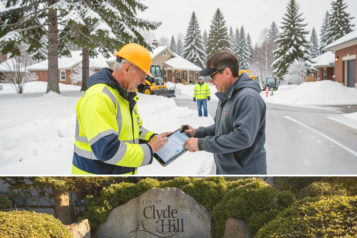 Fire Lane Snow Removal in Clyde Hill, King County, WA - Keep fire lanes on a priority contract for the whole lowland snow season, roughly November through March.
