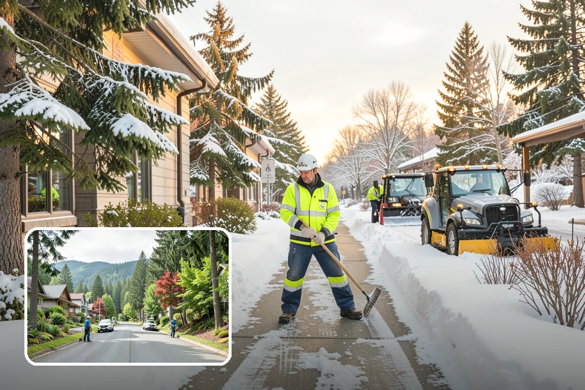 Fire Lane Snow Removal in Darrington, Snohomish County, WA - Keeps emergency apparatus access open and code-compliant