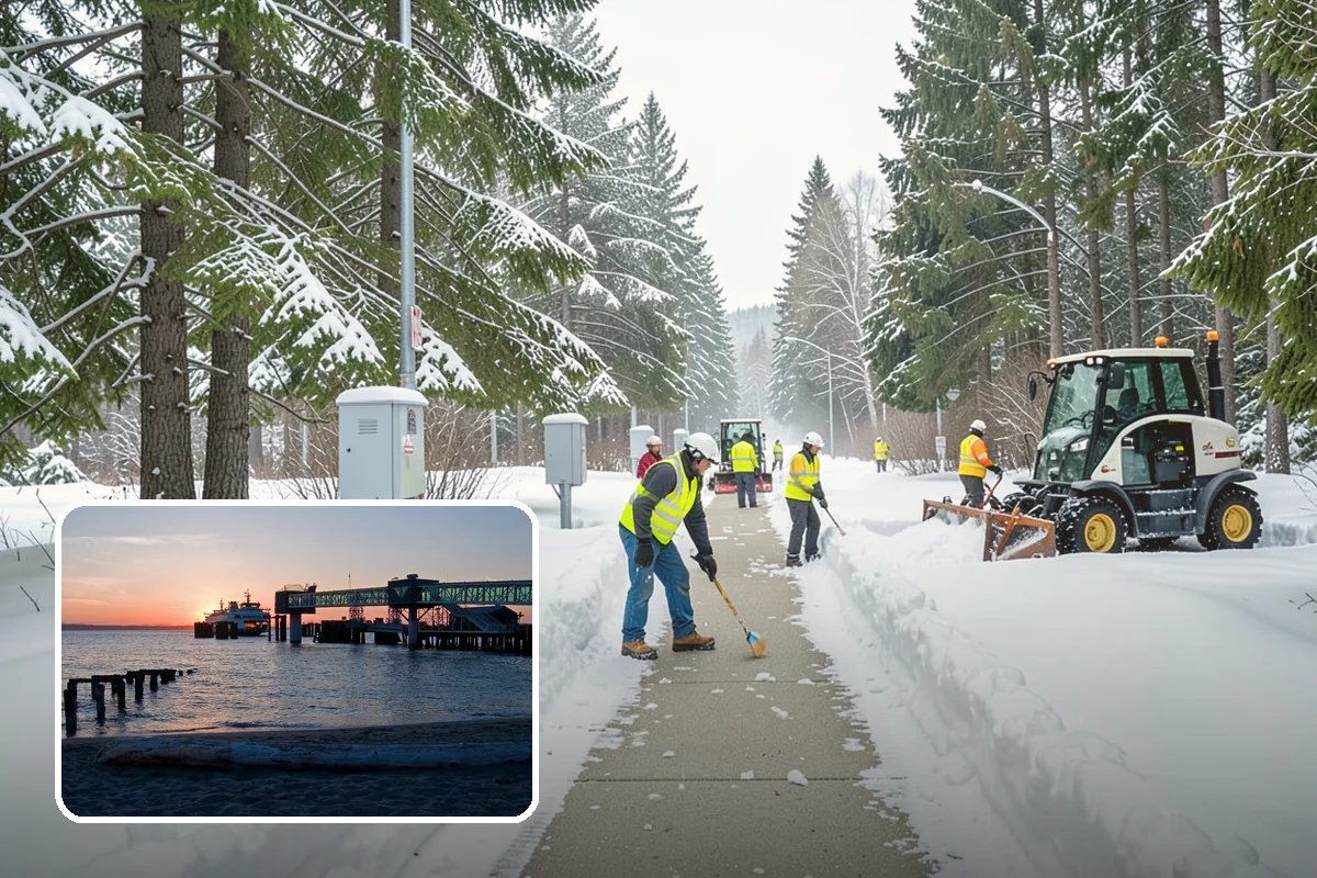 Fire Lane Snow Removal in Edmonds, Snohomish County, WA - Keeps emergency apparatus access open and code-compliant