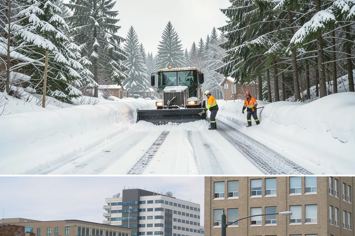 Fire Lane Snow Removal in Everett, Snohomish County, WA - Keep fire lanes on a priority contract for the whole lowland snow season, roughly November through March.