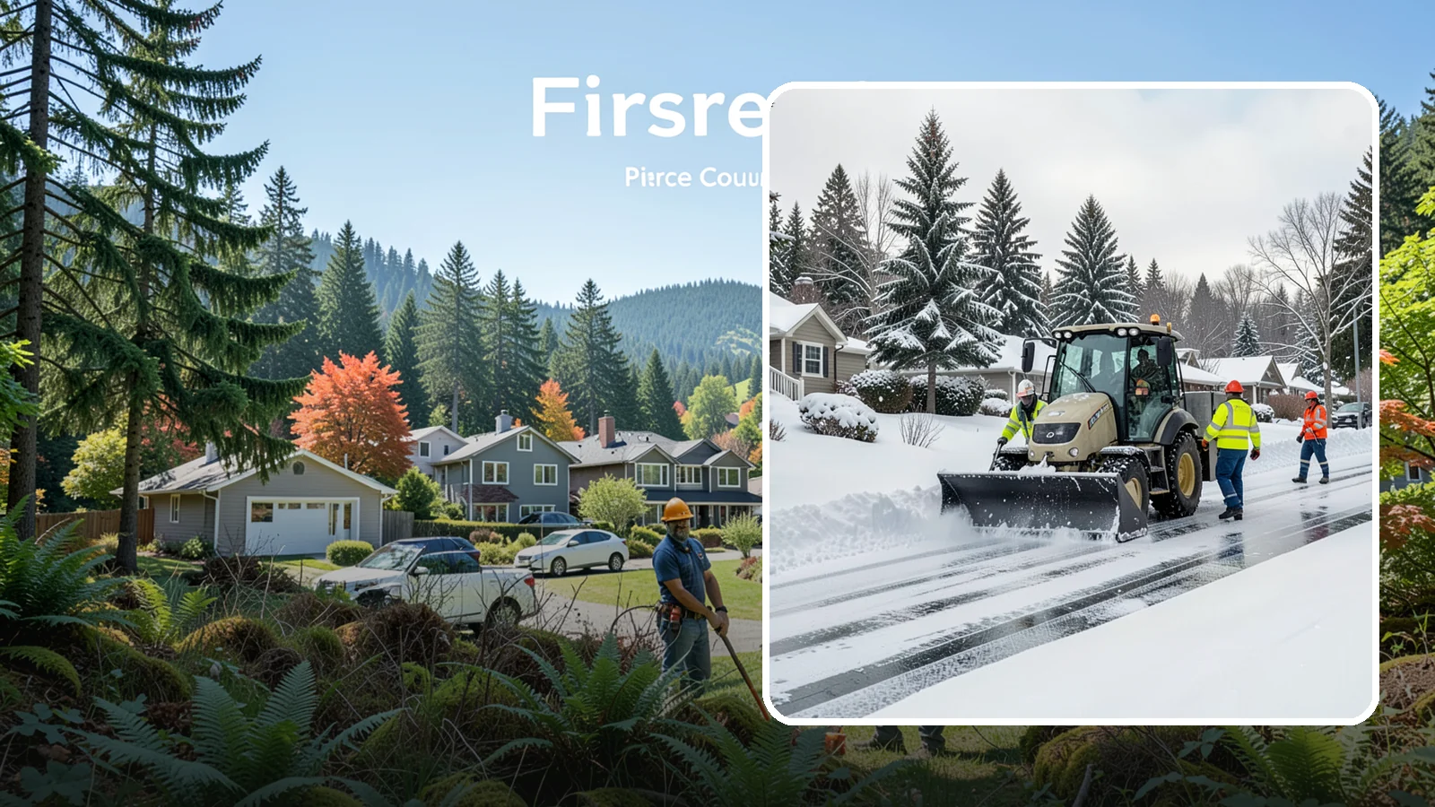 Fire Lane Snow Removal in Fircrest, Pierce County, WA - Priority plowing and clearing of fire lanes so emergency access stays open the moment snow starts to stick.