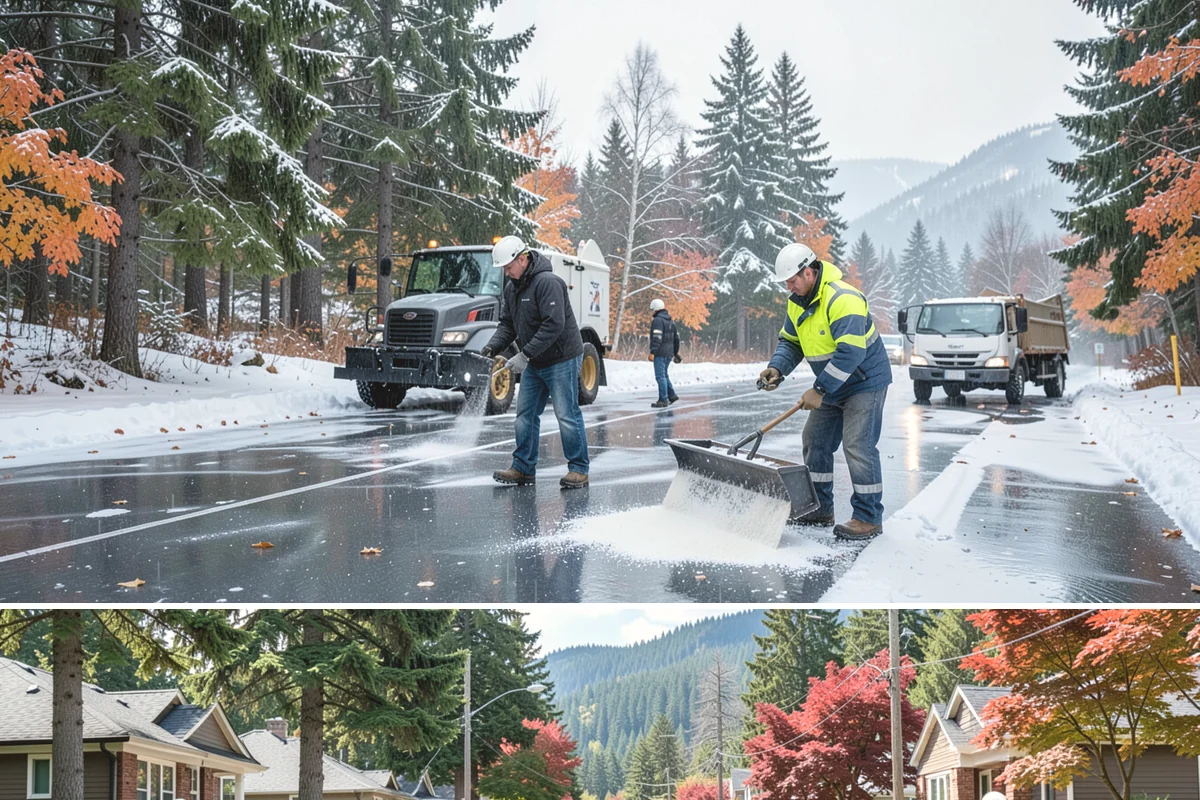 Fire Lane Snow Removal in Hunts Point, King County, WA - Keep fire lanes on a priority contract for the whole lowland snow season, roughly November through March.