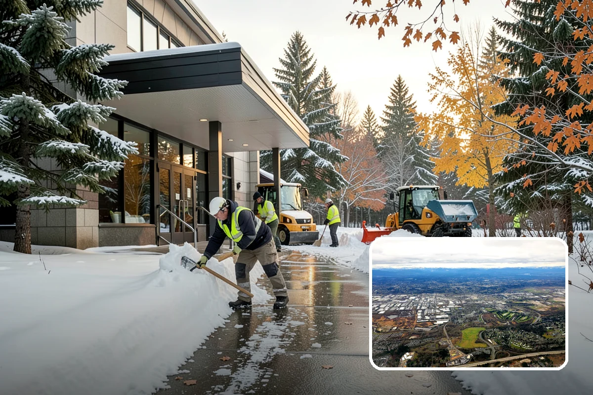 Fire Lane Snow Removal in Kent, King County, WA - Keeps emergency apparatus access open and code-compliant