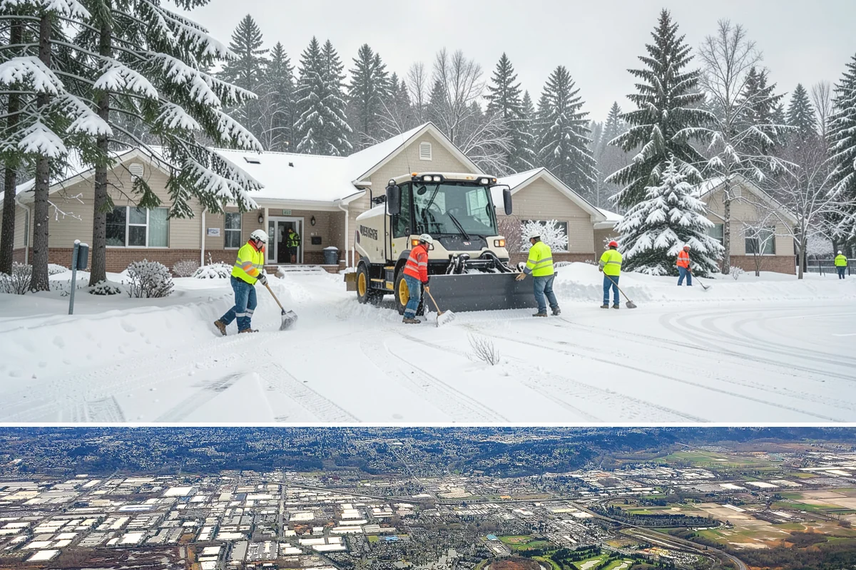 Fire Lane Snow Removal in Kent, King County, WA - Keep fire lanes on a priority contract for the whole lowland snow season, roughly November through March.