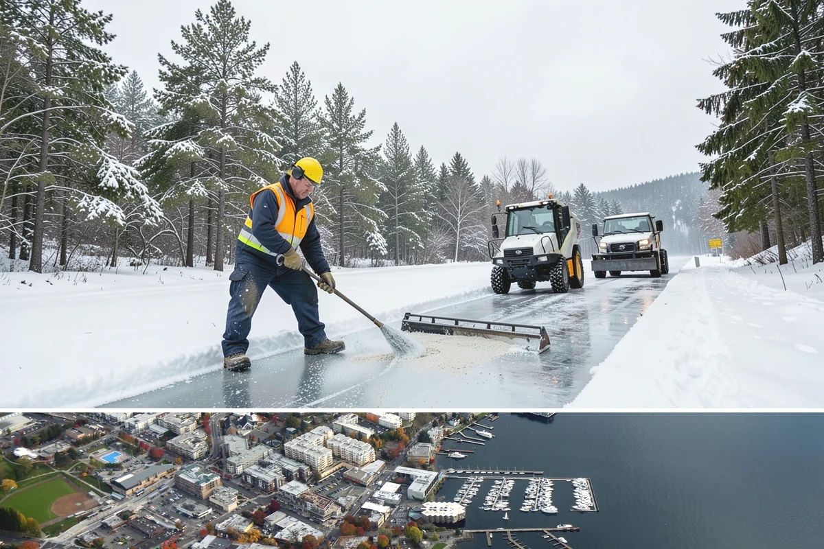 Fire Lane Snow Removal in Kirkland, King County, WA - Keep fire lanes on a priority contract for the whole lowland snow season, roughly November through March.
