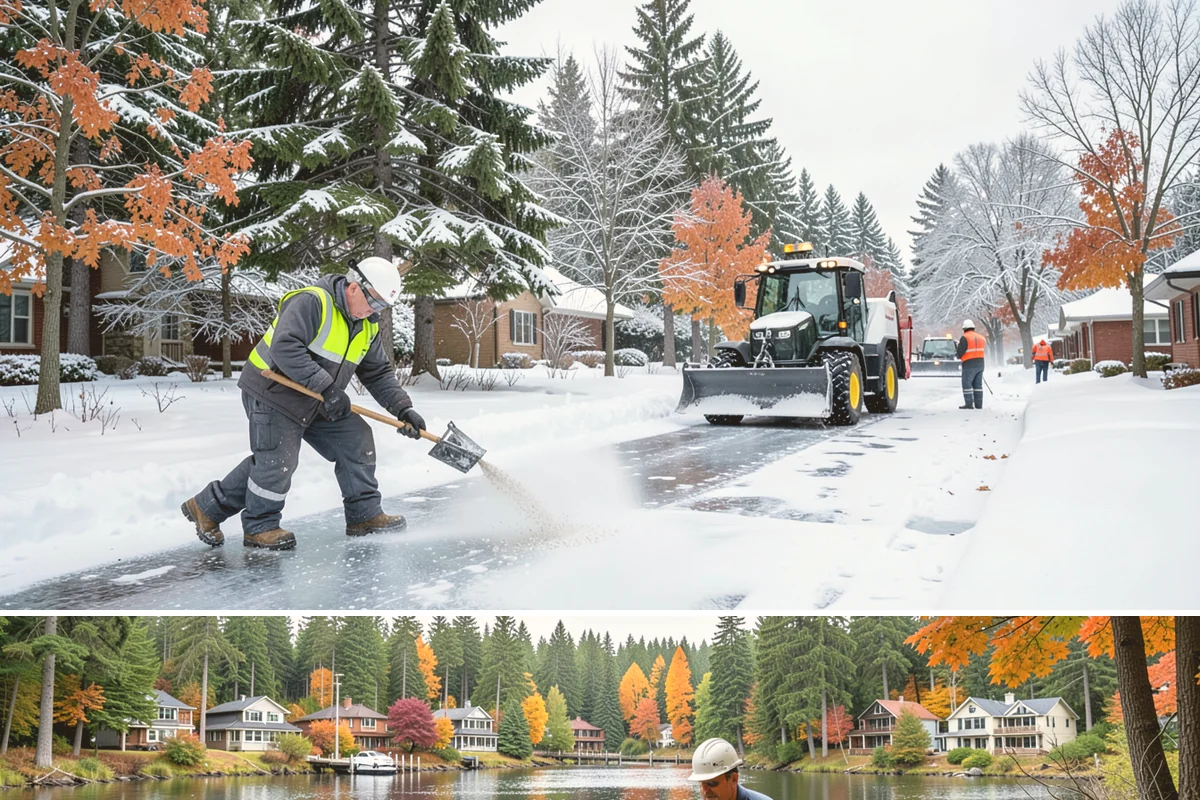 Fire Lane Snow Removal in La Conner, Skagit County, WA - Keep fire lanes on a priority contract for the whole lowland snow season, roughly November through March.