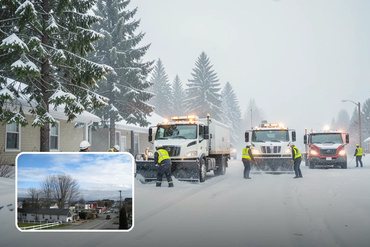 Fire Lane Snow Removal in Langley, Island County, WA - Keeps emergency apparatus access open and code-compliant
