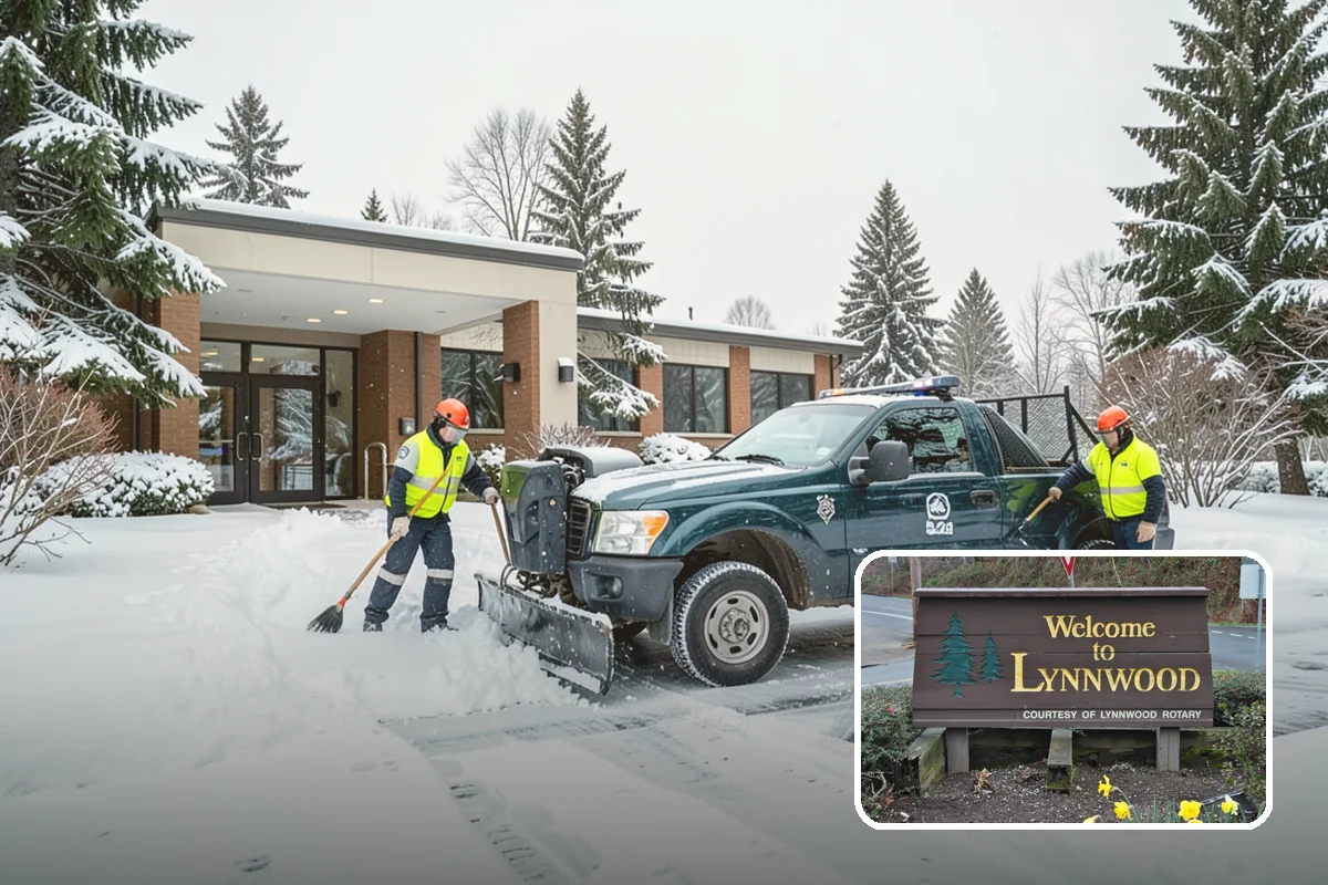 Fire Lane Snow Removal in Lynnwood, Snohomish County, WA - Keeps emergency apparatus access open and code-compliant