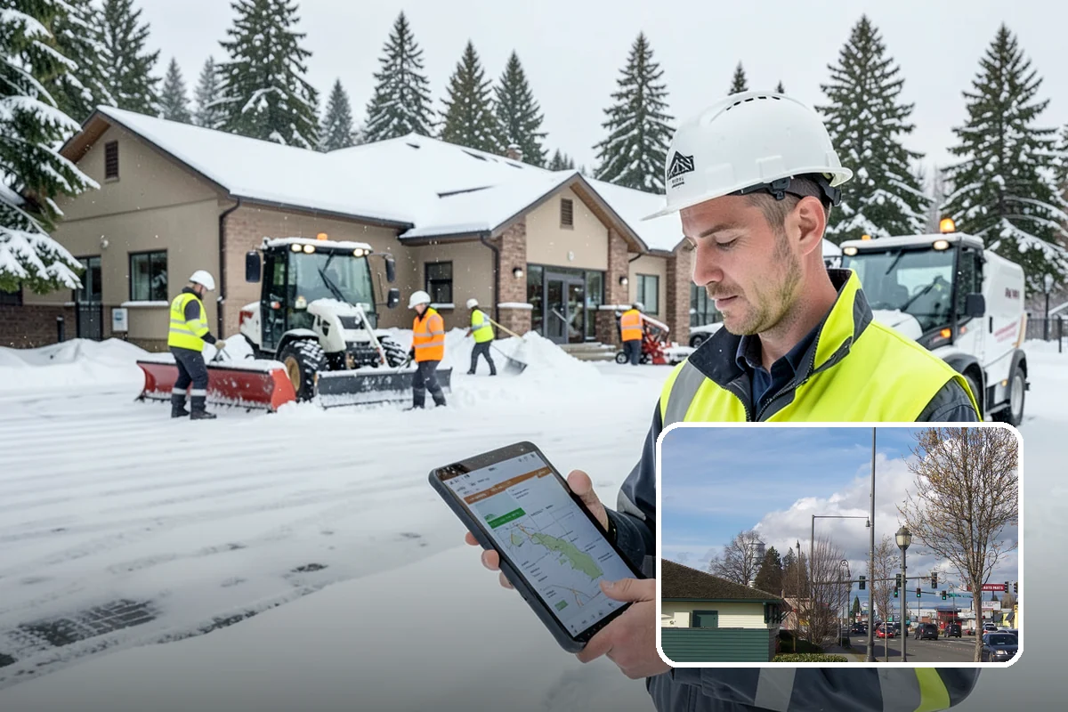 Fire Lane Snow Removal in Marysville, Snohomish County, WA - Keeps emergency apparatus access open and code-compliant