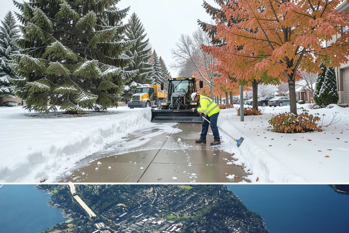 Fire Lane Snow Removal in Mercer Island, King County, WA - Keep fire lanes on a priority contract for the whole lowland snow season, roughly November through March.