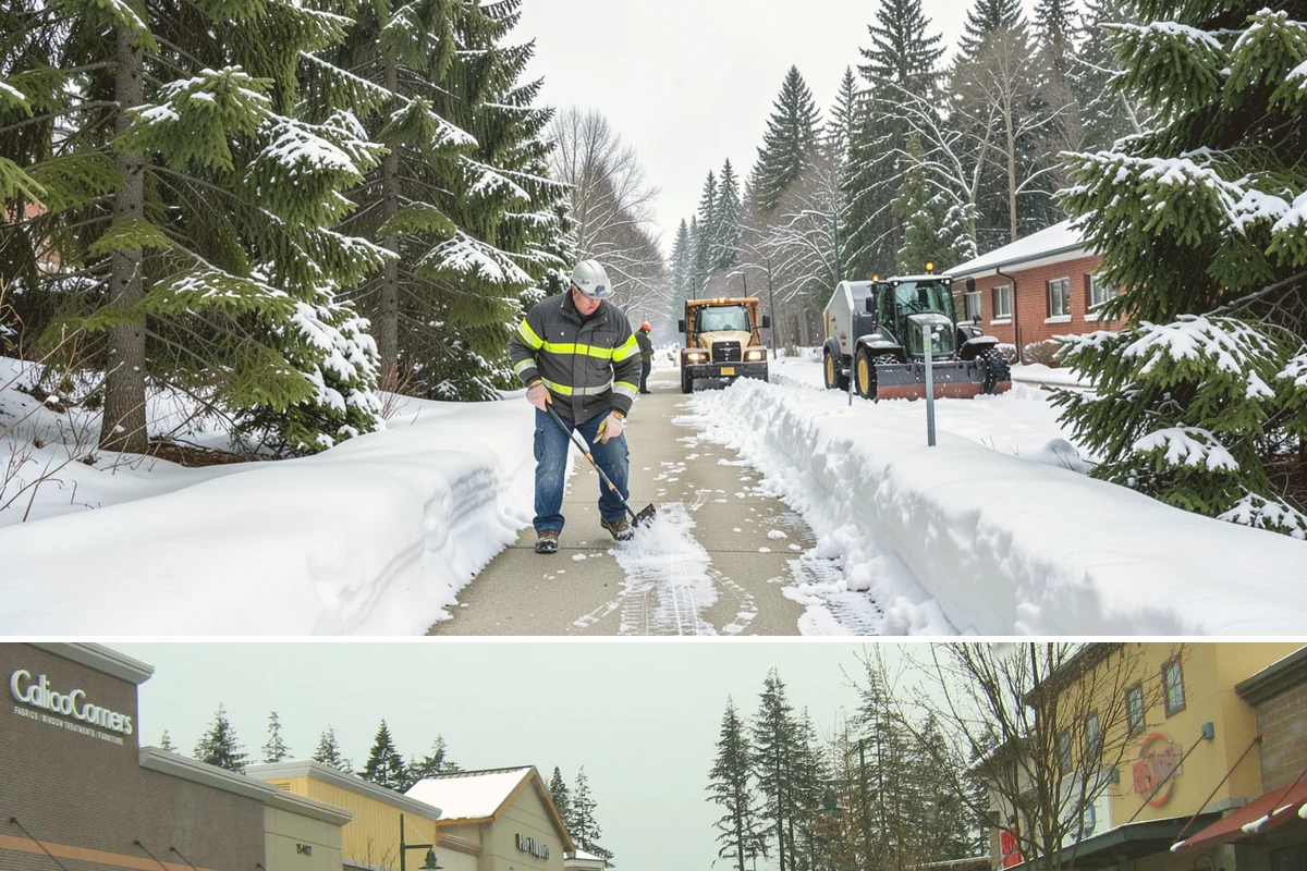 Fire Lane Snow Removal in Mill Creek, Snohomish County, WA - Keep fire lanes on a priority contract for the whole lowland snow season, roughly November through March.
