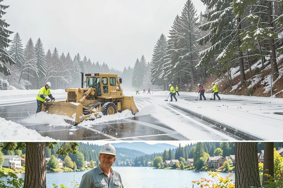 Fire Lane Snow Removal in Milton, King County, WA - Keep fire lanes on a priority contract for the whole lowland snow season, roughly November through March.
