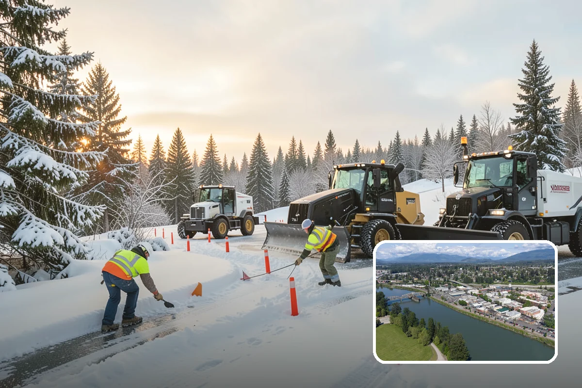 Fire Lane Snow Removal in Mount Vernon, Skagit County, WA - Keeps emergency apparatus access open and code-compliant