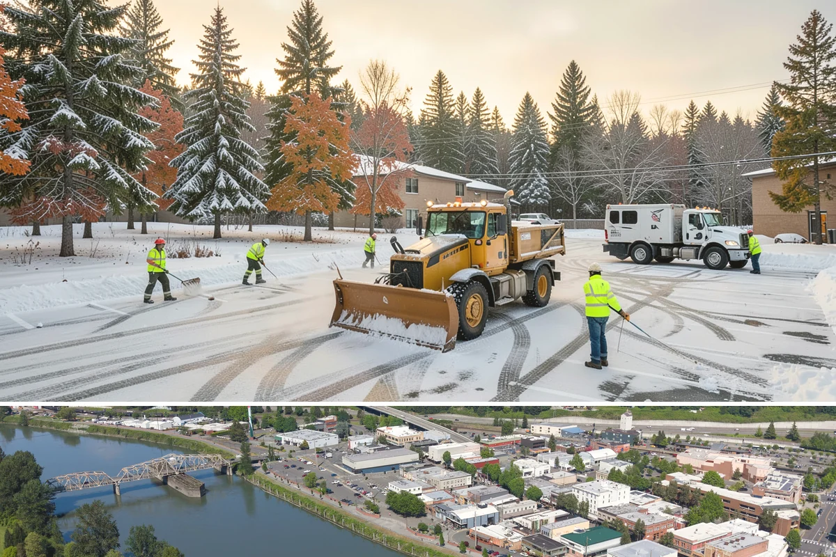 Fire Lane Snow Removal in Mount Vernon, Skagit County, WA - Keep fire lanes on a priority contract for the whole lowland snow season, roughly November through March.