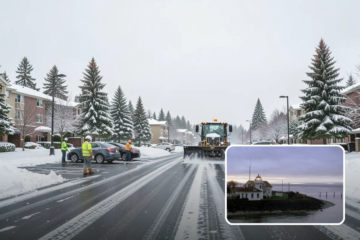 Fire Lane Snow Removal in Mukilteo, Snohomish County, WA - Keeps emergency apparatus access open and code-compliant