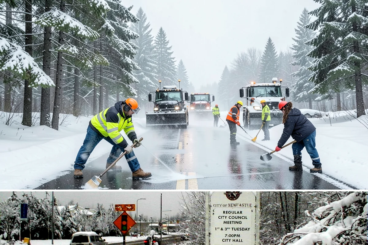 Fire Lane Snow Removal in Newcastle, King County, WA - Keep fire lanes on a priority contract for the whole lowland snow season, roughly November through March.