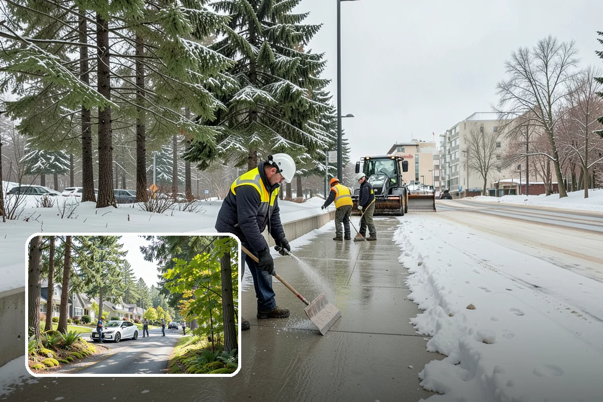 Fire Lane Snow Removal in Normandy Park, King County, WA - Keeps emergency apparatus access open and code-compliant