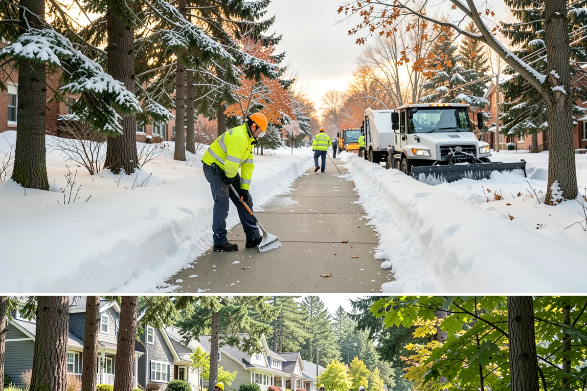 Fire Lane Snow Removal in Normandy Park, King County, WA - Keep fire lanes on a priority contract for the whole lowland snow season, roughly November through March.